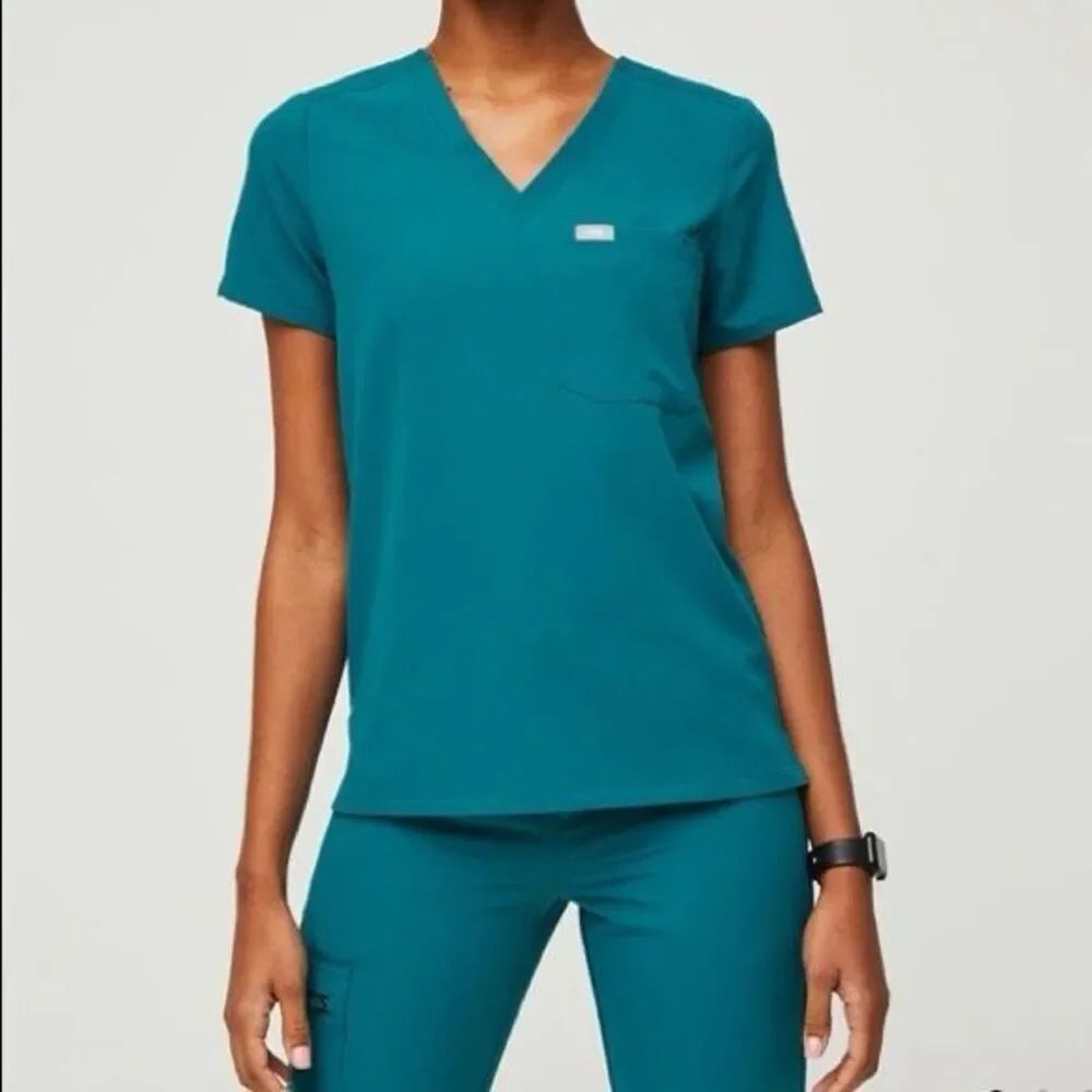 Figs Technical Collection Catarina One Pocket Scrub Top Size XS